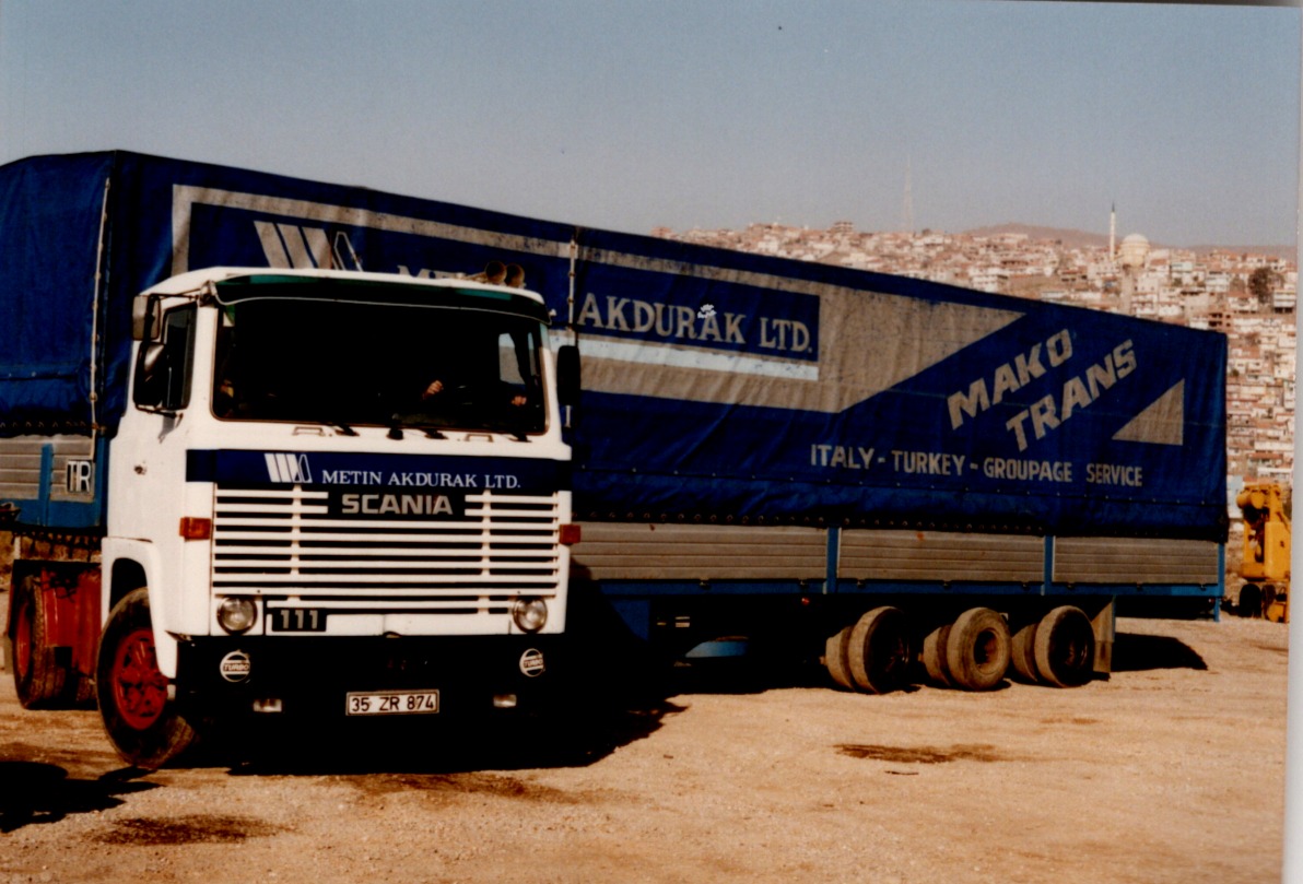 Geçmişte hizmet veren araçlarımızdan Scania 111, 1978